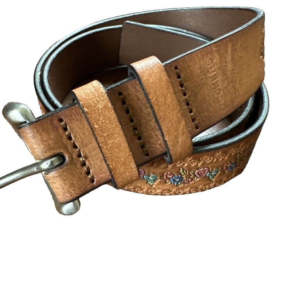 Women's Medium Dockers 5055 Floral Embossed Belt 35X1.25